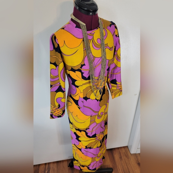 60s custom-made vintage dress - Picture 6 of 11